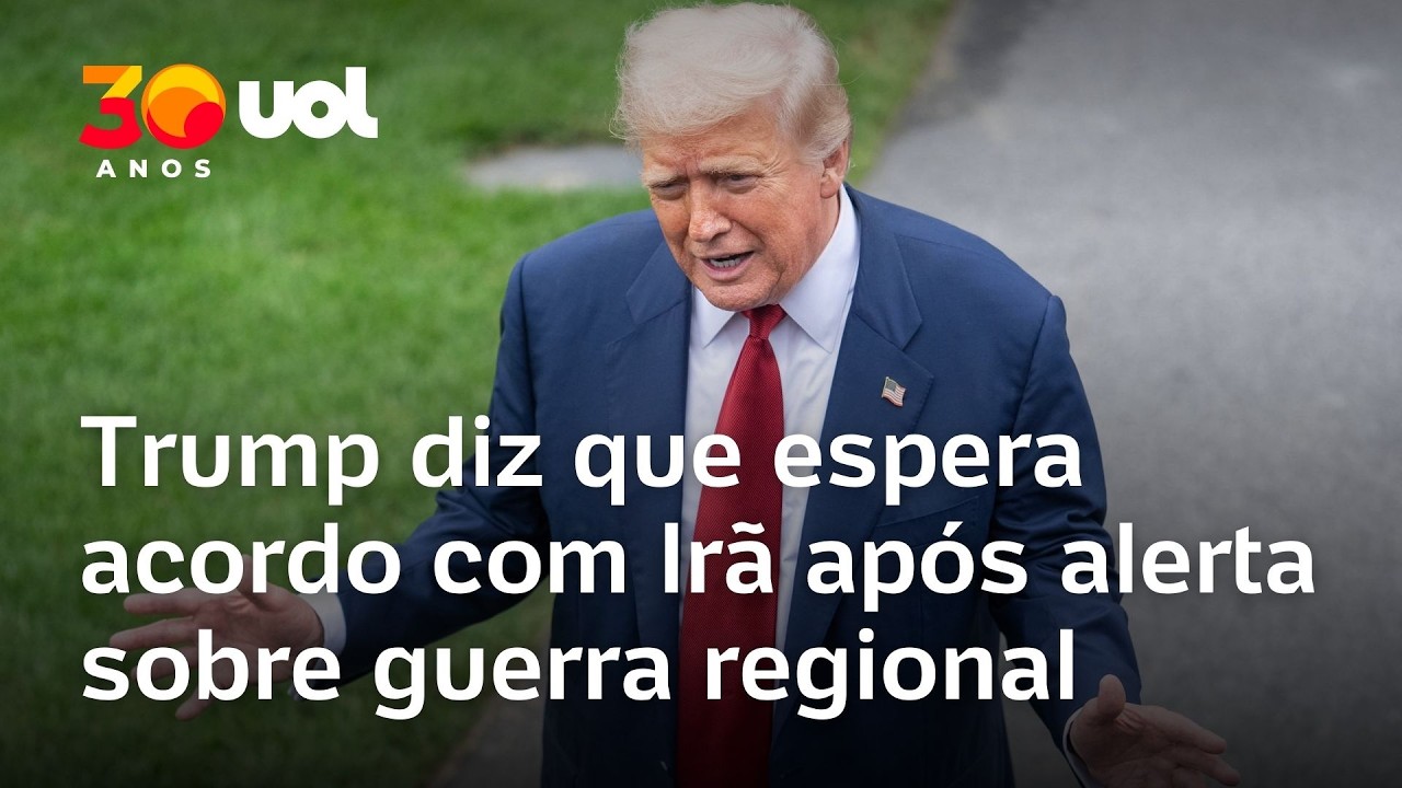Trump diz que espera acordo com Irã após Khamenei alertar sobre guerra regional
