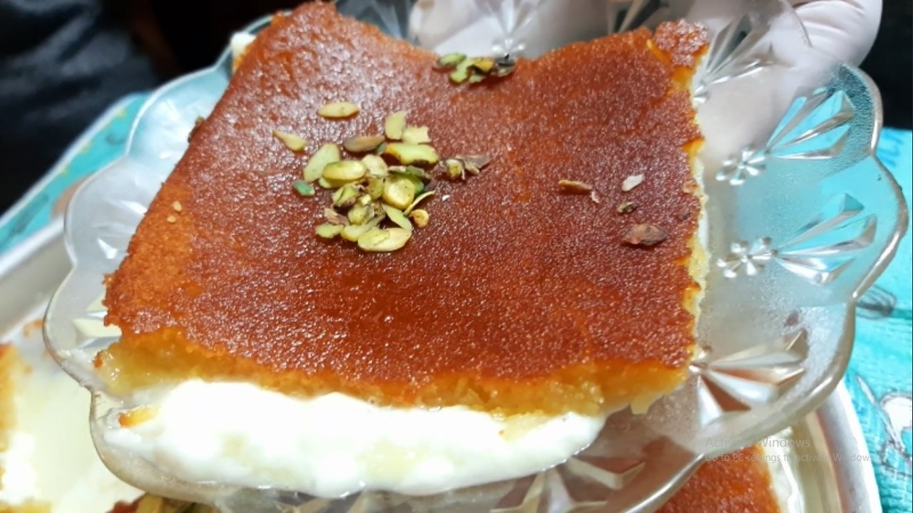 لعشاق #الكنافة طريقة عمل الكنافة النابلسية باحترافية متل المحلات #السورية ومن دون تعب #kunafa