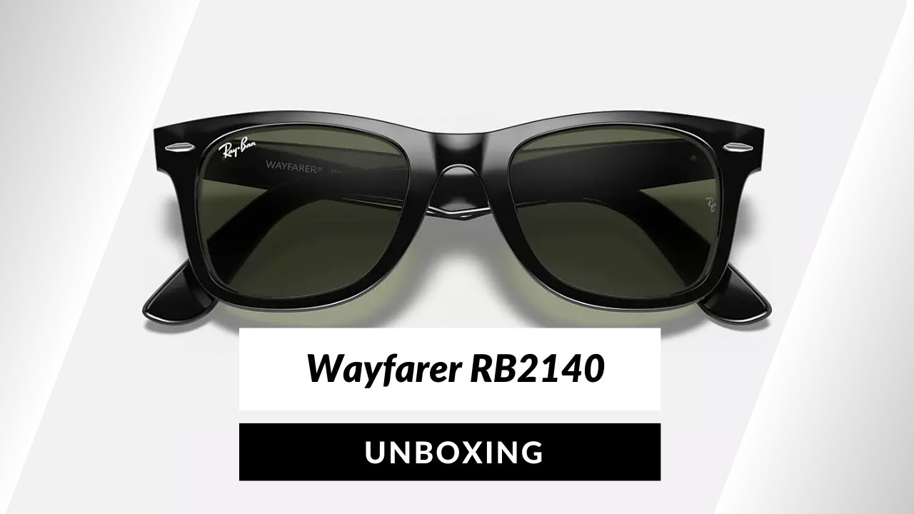 Unboxing Ray-Ban RB2140 Wayfarer Classic
