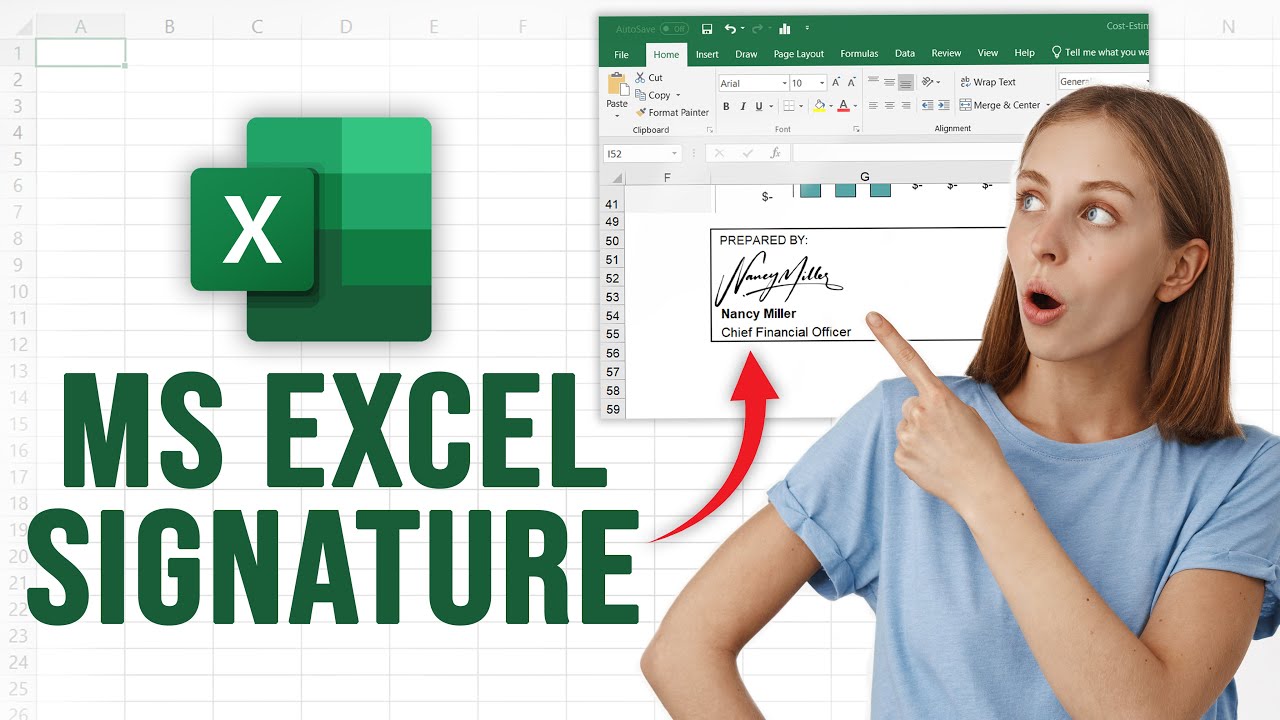 Вставка подписей в Excel 2024: Полное руководство по эффективному добавлению подписей.