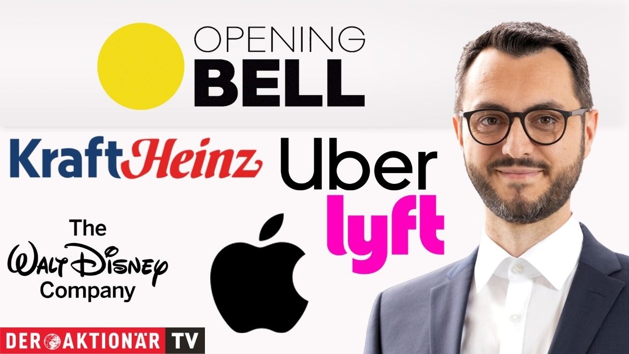 Opening Bell: Kraft Heinz, Lyft/Uber, Apple, Disney