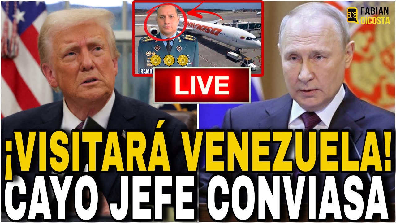 ÚLTIMA HORA  🔴 ¡TRUMP VISITARÁ VENEZUELA! CAE EL JEFE DE CONVIASA RUSIA TOMA DISTANCIA DE DELCY