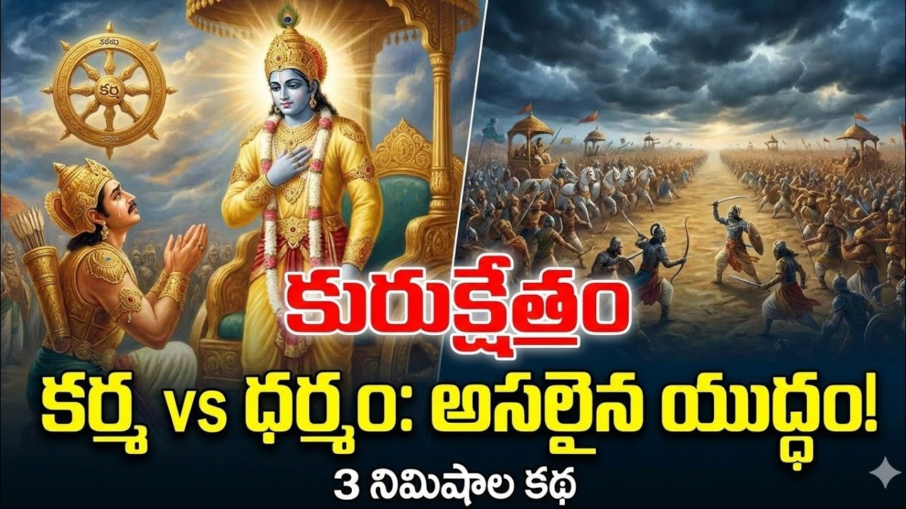 కురుక్షేత్రంలో కృష్ణుడు చెప్పిన అసలైన రహస్యం ఇదే!మీ సమస్యలకు కృష్ణుడి పరిష్కారం..