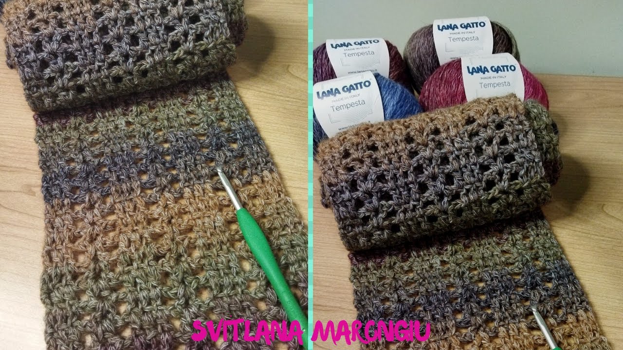 Tutorial Uncinetto: Sciarpa facilissima all'uncinetto