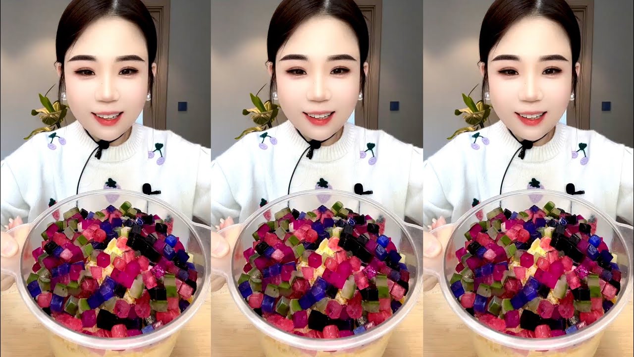 ASMR SHAVED ICE EATING YY 
