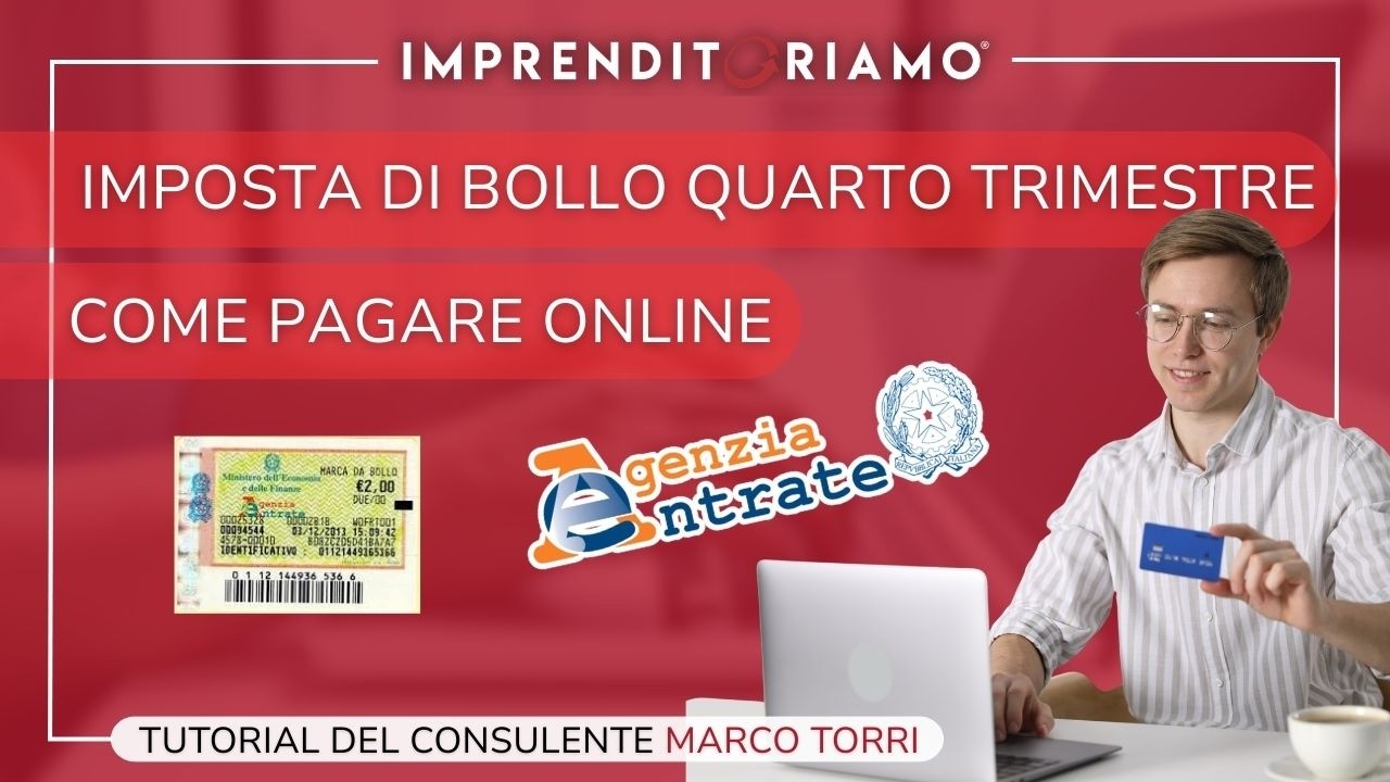 Imposta di Bollo Quarto Trimestre: Come Pagare Online