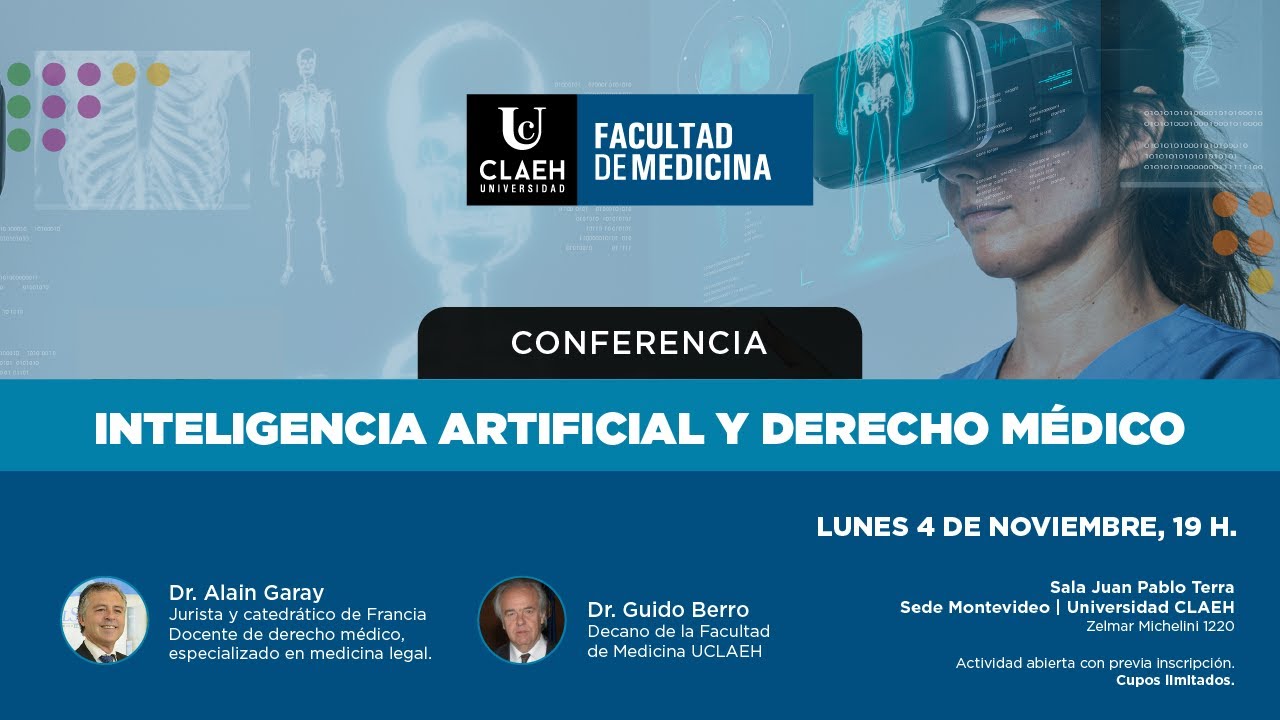 Conferencia abierta | Inteligencia artificial y Derecho Médico con Alain Garay