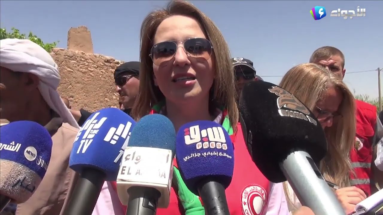 الجلفة - الهلال الأحمر الجزائري قافلة مساعدات تضامنية لفائدة مناطق الظل