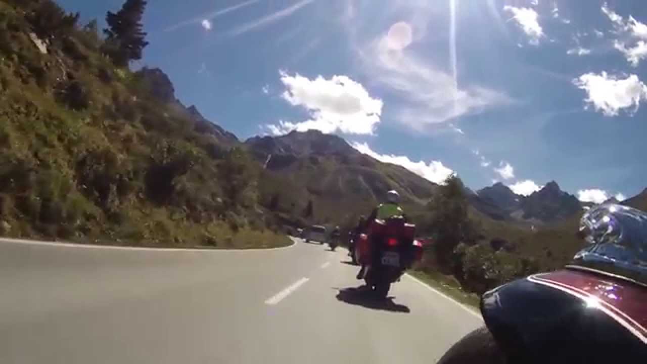 Fahrt über die Silvretta Hochalpenstrasse von Bludenz durchs Montafon am 28.08.20104