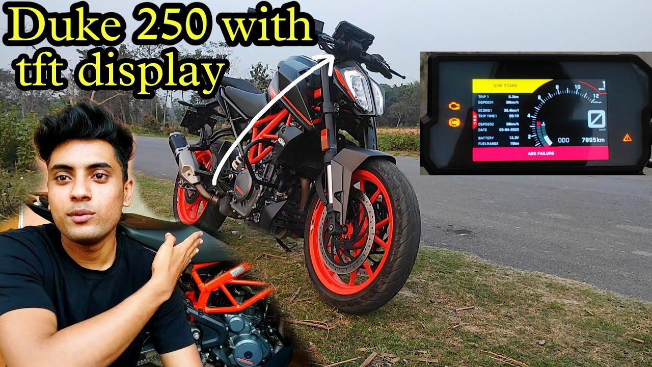Duke 250 with tft display problem solve