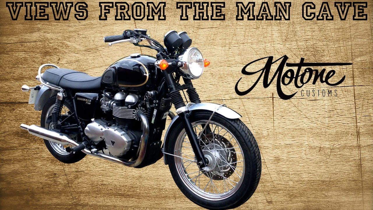 Triumph Bonneville T100 Build Pt5 -  Battery Box and rear caliper mount