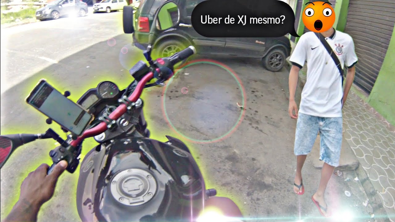 Uber de XJ6 * o menor pirou quando me viu*