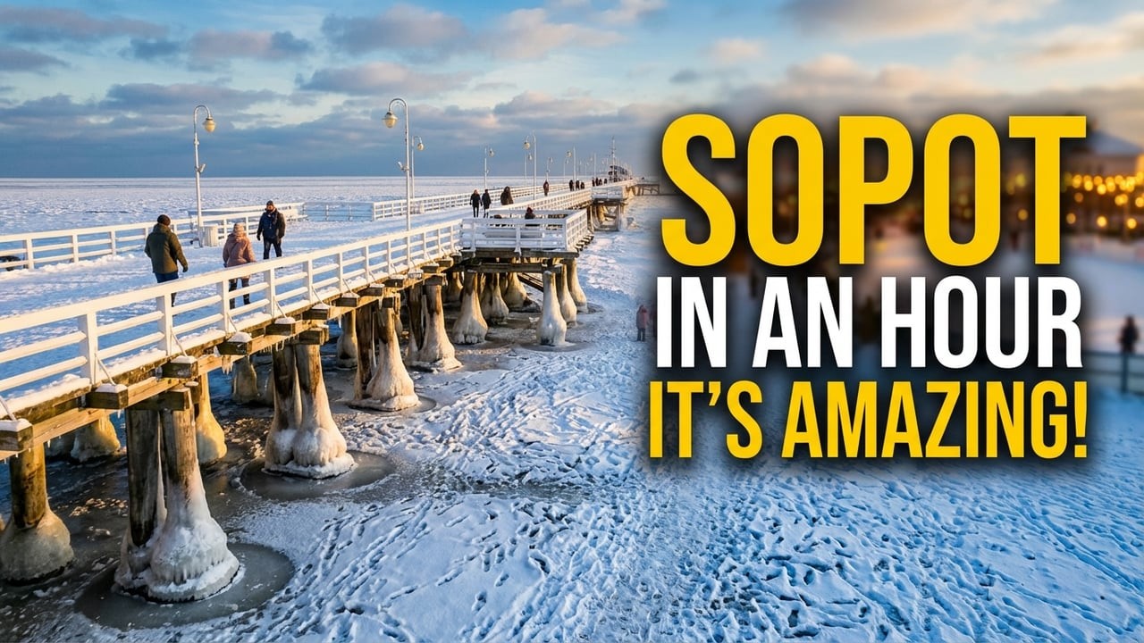 SOPOT Zima 2026 w godzinę! Co warto zobaczyć w Sopocie? Molo i inne atrakcje