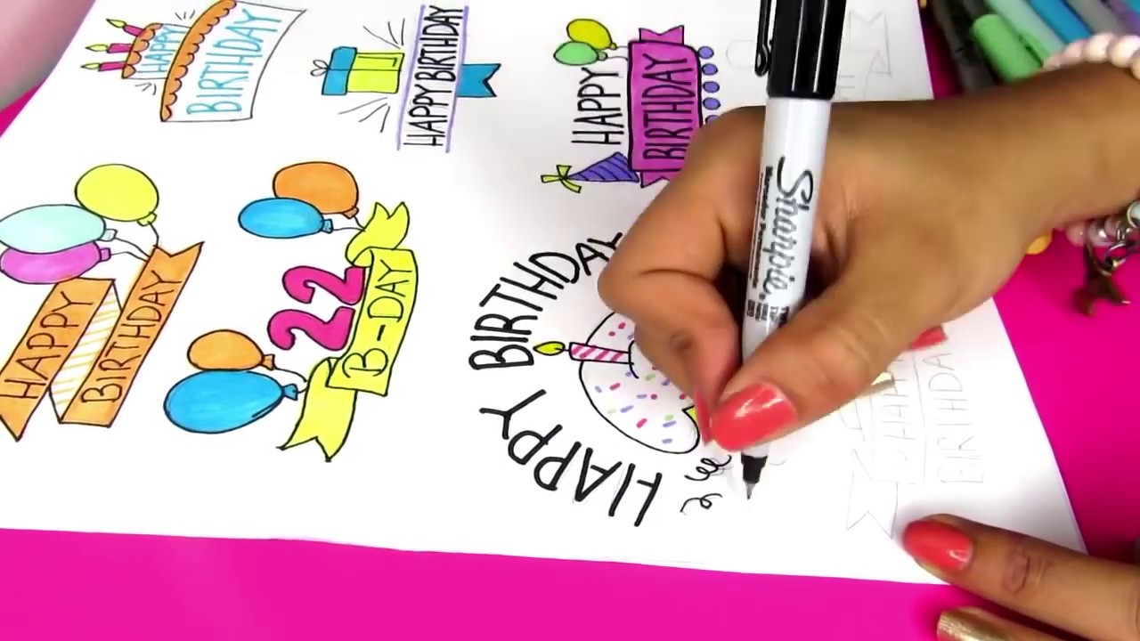 Lettering & Banners Happy Birthday | Cumpleaños | Brenda PE