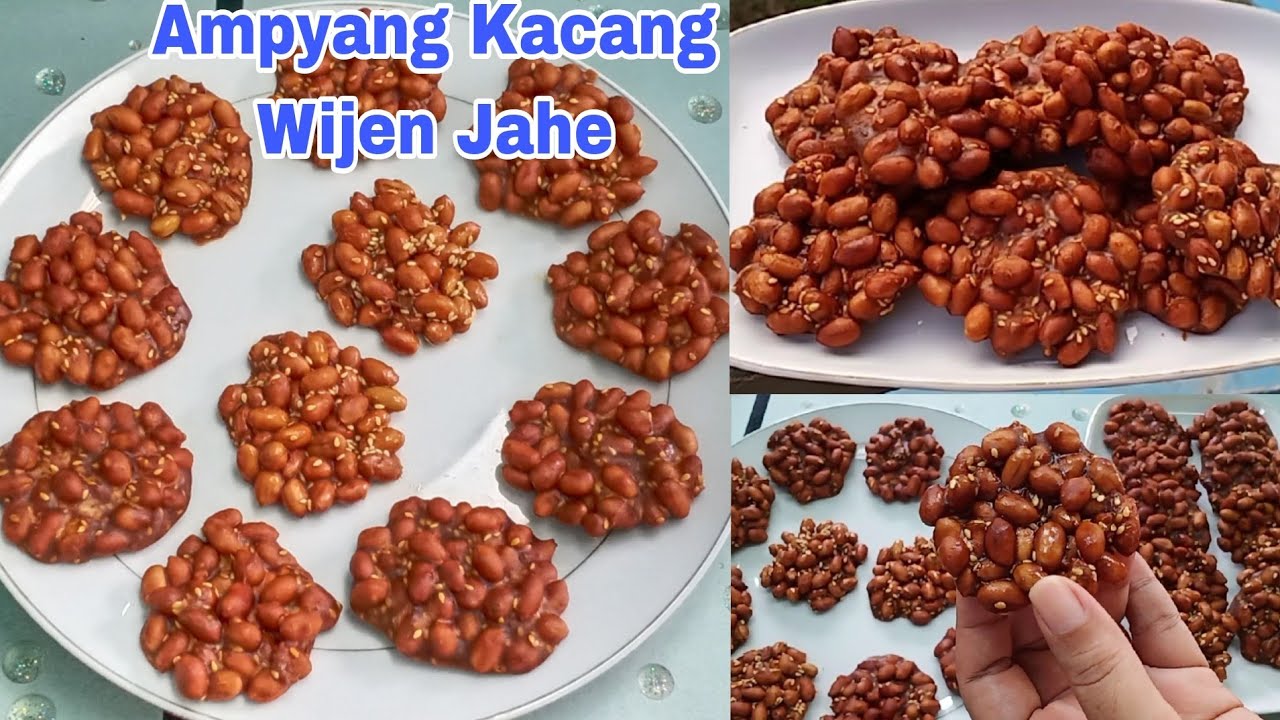 AMPYANG KACANG WIJEN JAHE | KUE KACANG GULA MERAH ENAK RENYAH BISA BUAT IDE USAHA