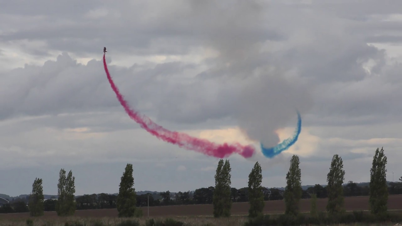 Exellent Red Arrows full display Duxford Battle of Britain Air Show 23sep18 452p