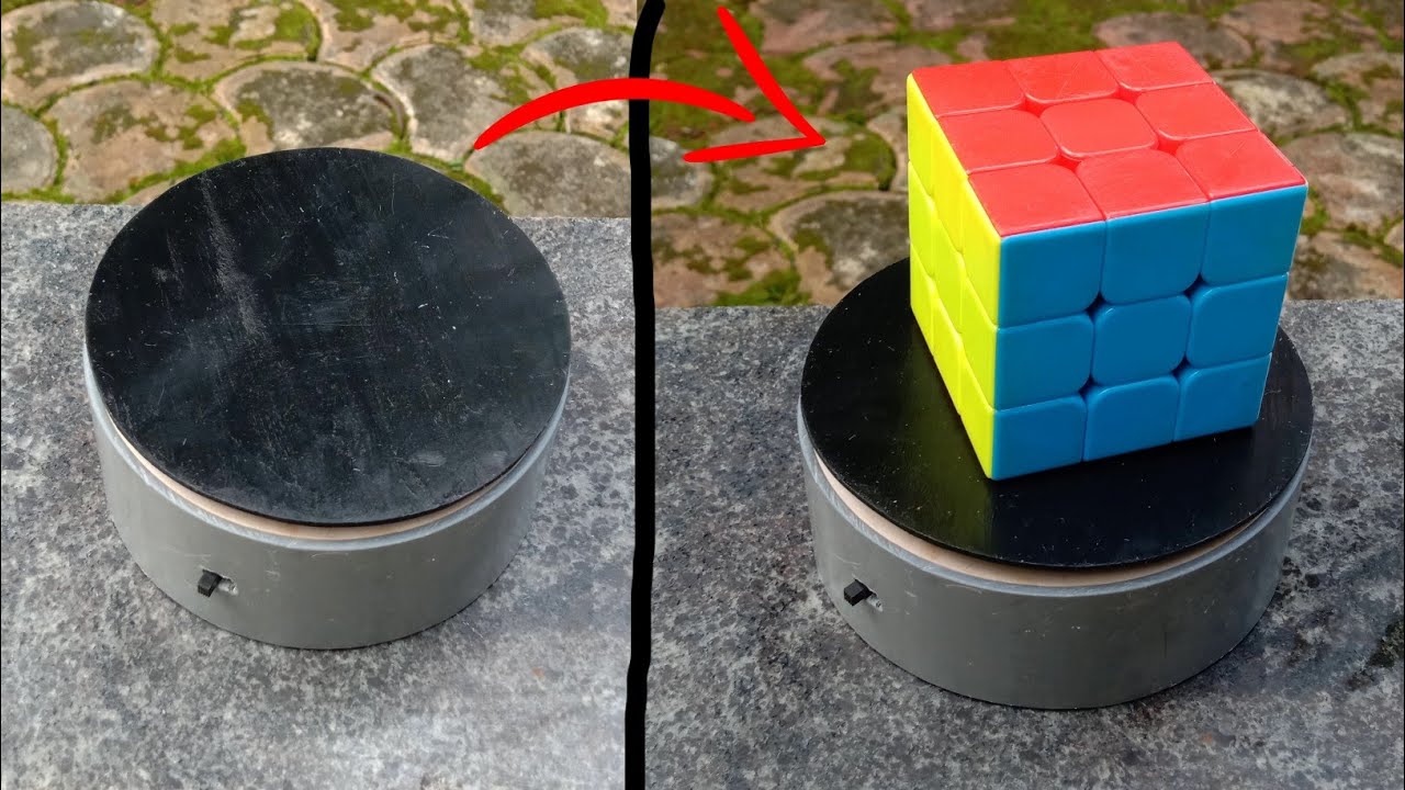 How To Make Rotating Display Stand At Home