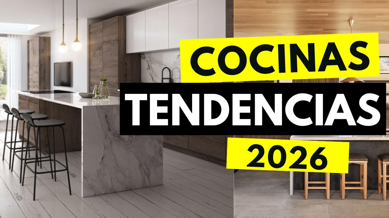 Tendencias COCINAS 2026 | Diseños que TRANSFORMAN tu espacio