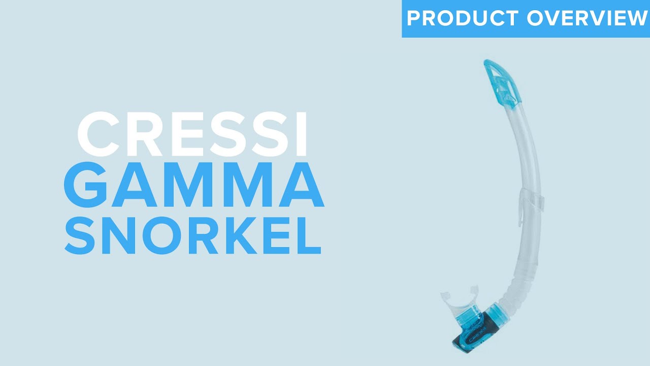 Cressi Gamma Snorkel | Product Overview