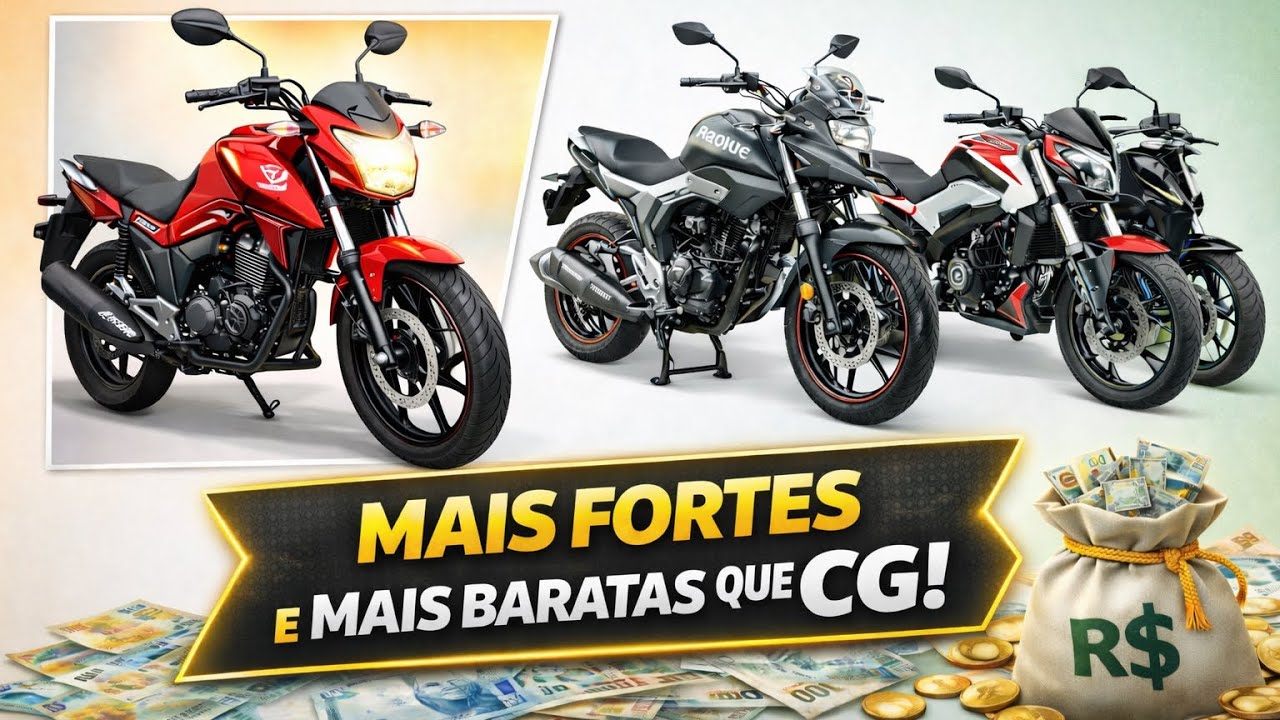 São MAIS BARATAS com potência Igual ou Maior que a TITAN 160!