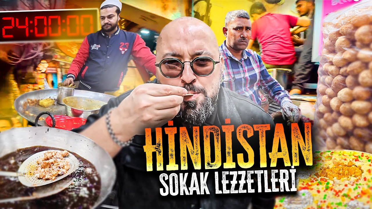 HİNDİSTAN DELHI SOKAKLARI VE HINT YEMEKLERİ!