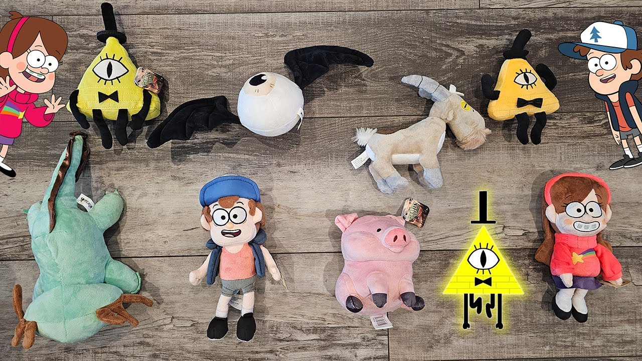 Unboxing Official Gravity Falls Plushies