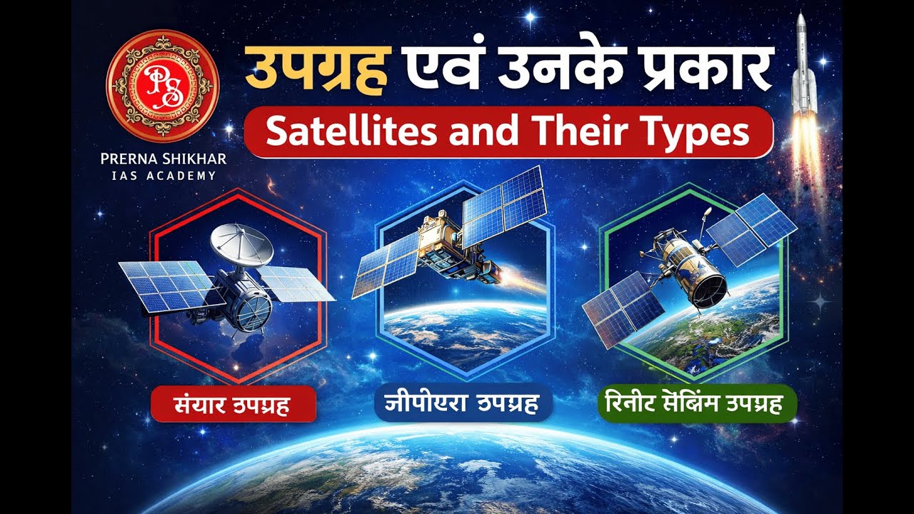 उपग्रह एवं उनके प्रकार