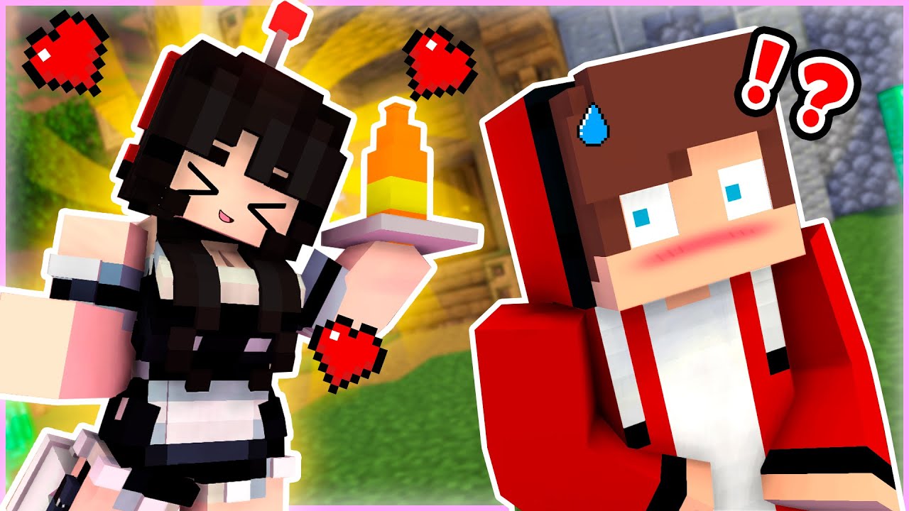 MAIZEN : JJ has a Robot Maid! - Minecraft Animation JJ & Mikey