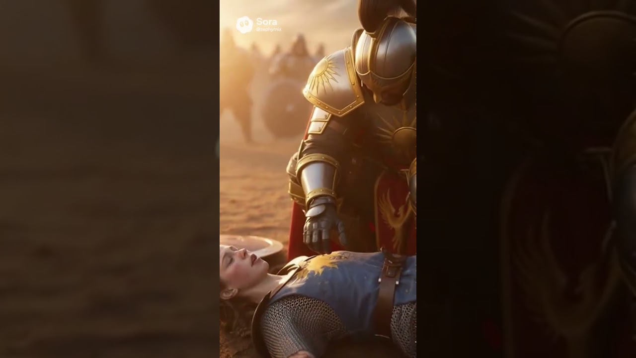 Paladin fighting in the name of his Goddness Sarenrae. #pathfinder #pathfinder2e