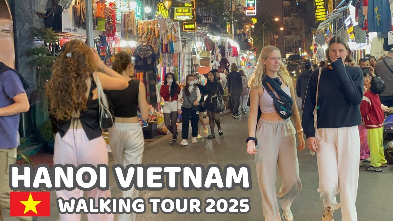 Hanoi Vietnam Nightlife 2025 | Walking in the Old Town at night