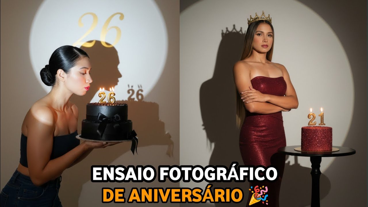 COMO FAZER ENSAIO FOTOGRÁFICO DE ANIVERSÁRIO NO GEMINI