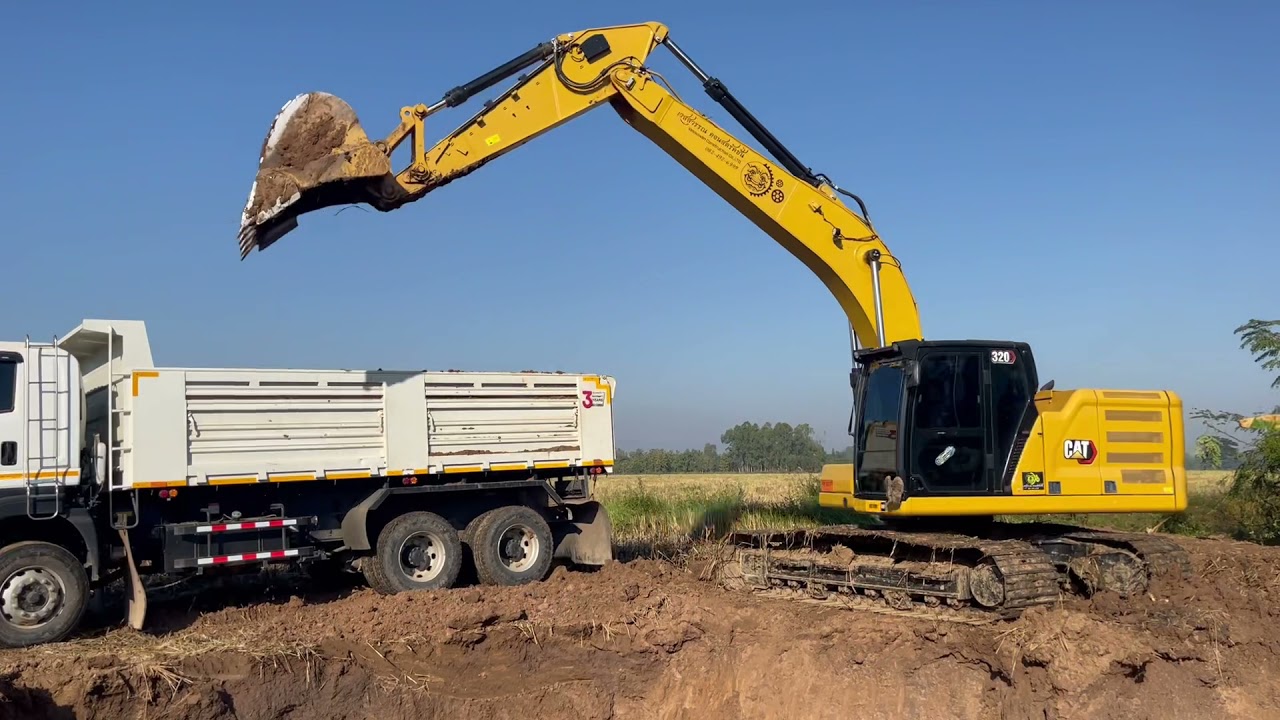 CAT320 NEXT GENERATION NEW LOGO ขุดสระจากพื้นที่นา บ้านสันป่าหนาด EP.3