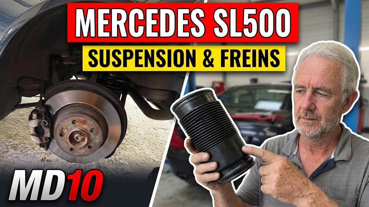 Remplacement des soufflets de suspensions arrière, des tuyaux de freins ,des plaquettes de freins .