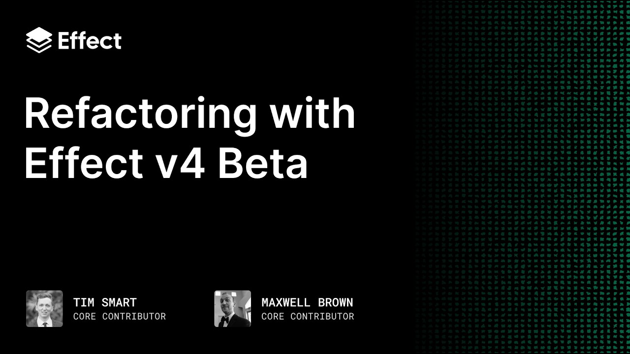 Refactoring with Effect v4 Beta
