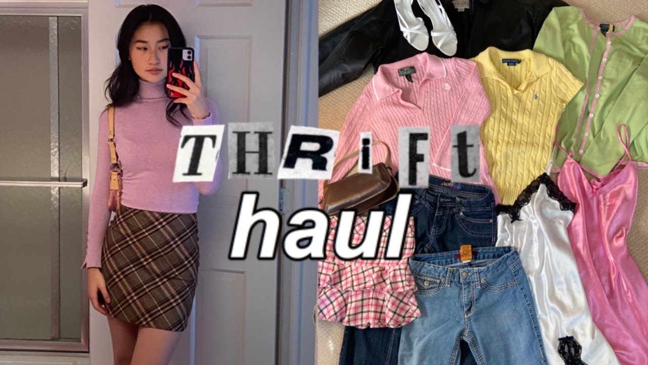 a HUGE winter thrift haul (try on)