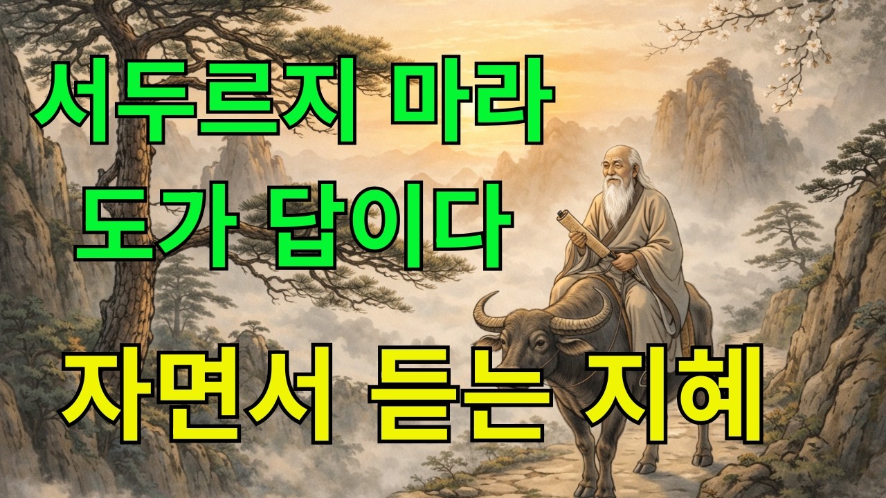 도덕경이 말하는 무위자연의 힘#노자 #도덕경 #동양철학 #무위자연 #번아웃 #AI시대 #현대인심리 #명상 #마음공부#Laozi #TaoTeChing#mindfulness