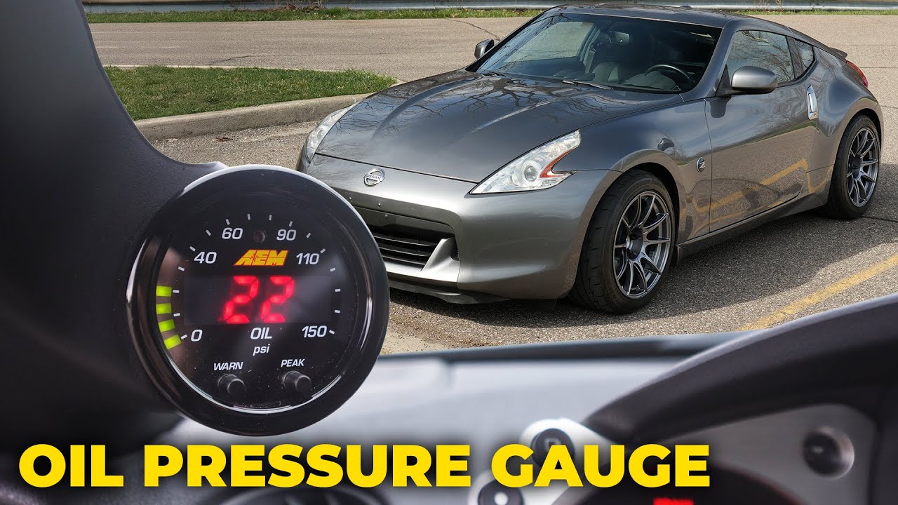 370z Oil Pressure Gauge Install | Fixing Nissan's Oil Problem!