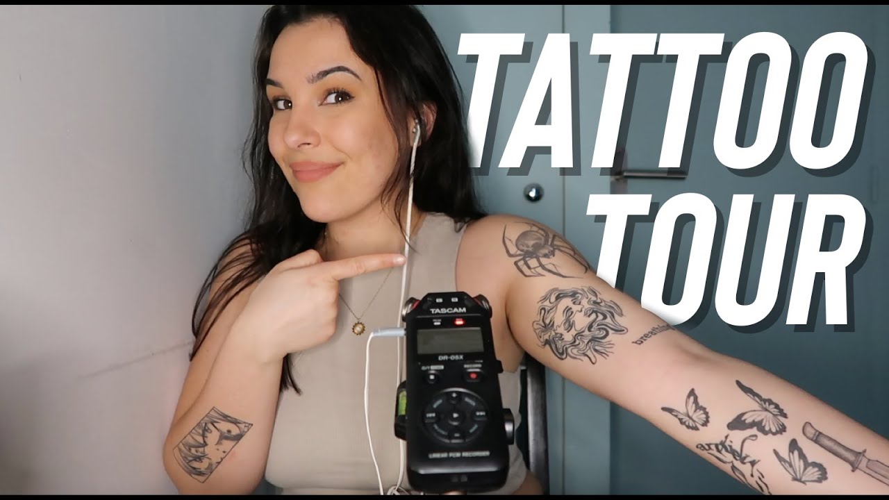 ASMR : JE VOUS MONTRE MES 11 NOUVEAUX TATOUAGES