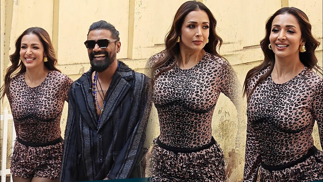 Malaika Arora with Remo D'Souza Clicked During Hip Hop India 2 Shooting