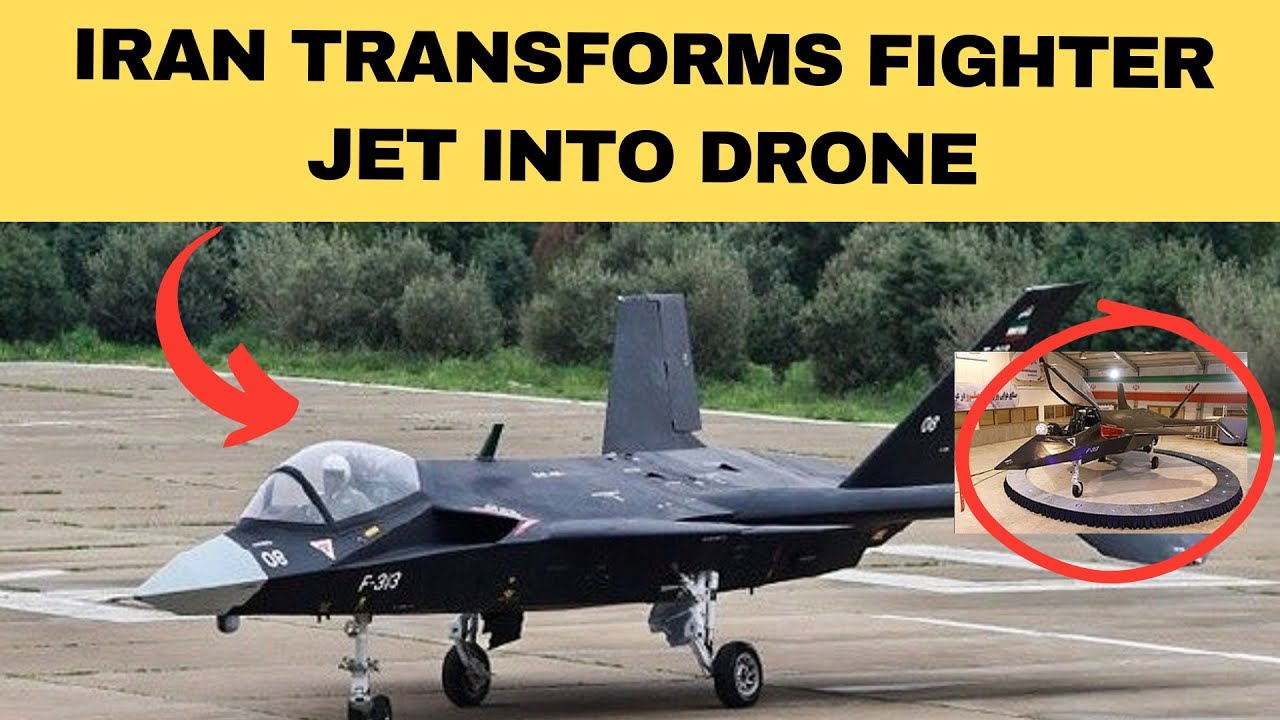Iran Turns Controversial Qaher F-313 Fighter Jet into a Drone