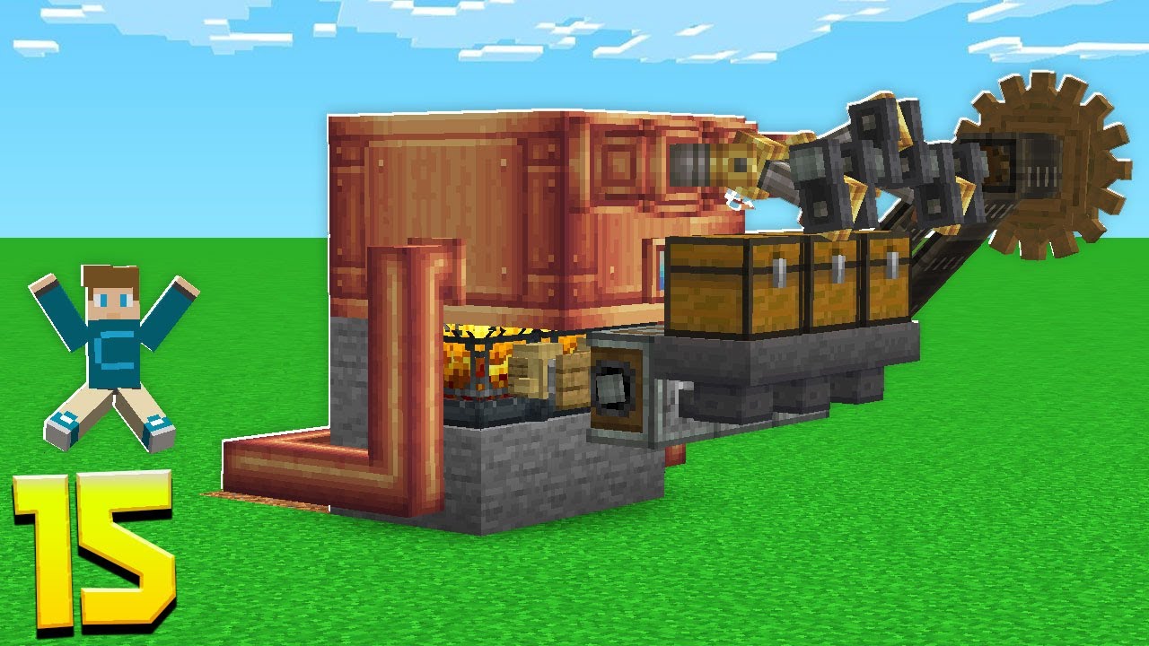 INVENTEI UM MOTOR A VAPOR Muito POTENTE / FAZENDINHA DO CREATE #15