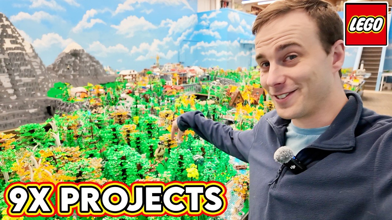 9 Big LEGO Projects... one day at a time!