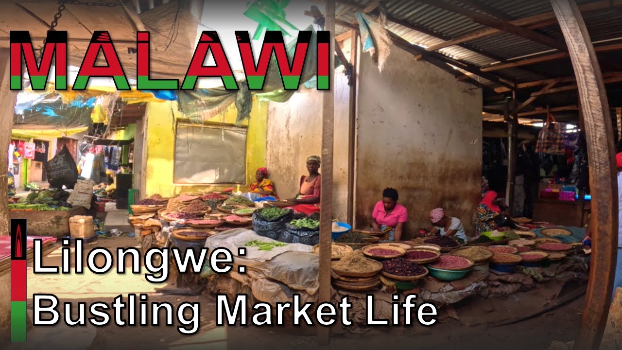 Walking Through a Busy Market in Lilongwe, Malawi 🇲🇼