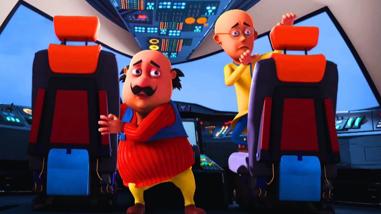 Motu Patlu's Heroism: Will They Save the Burning Plane? | Motu Patlu In The Game of Zone