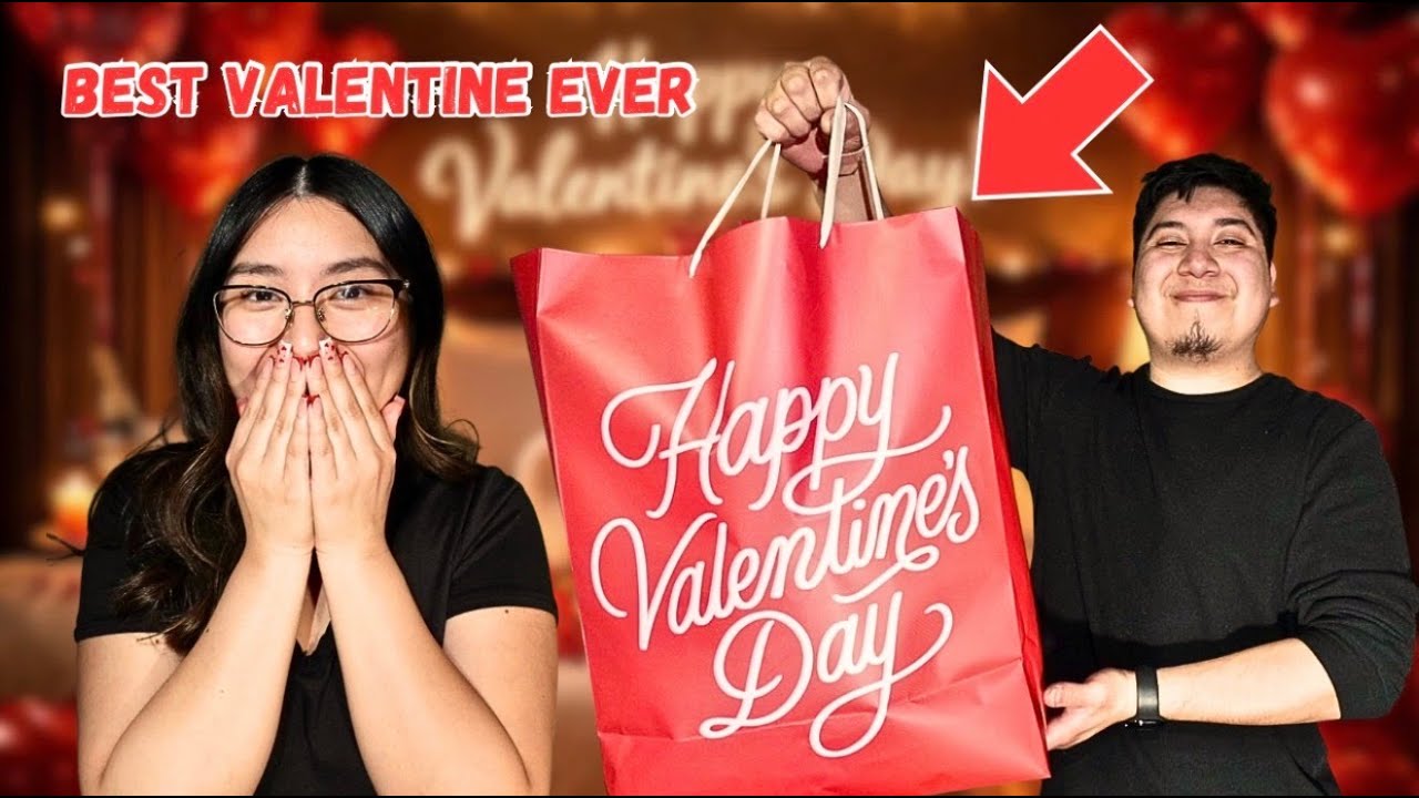 WE MADE EACH OTHER VALENTINES BASKETS! **HE CRIED**