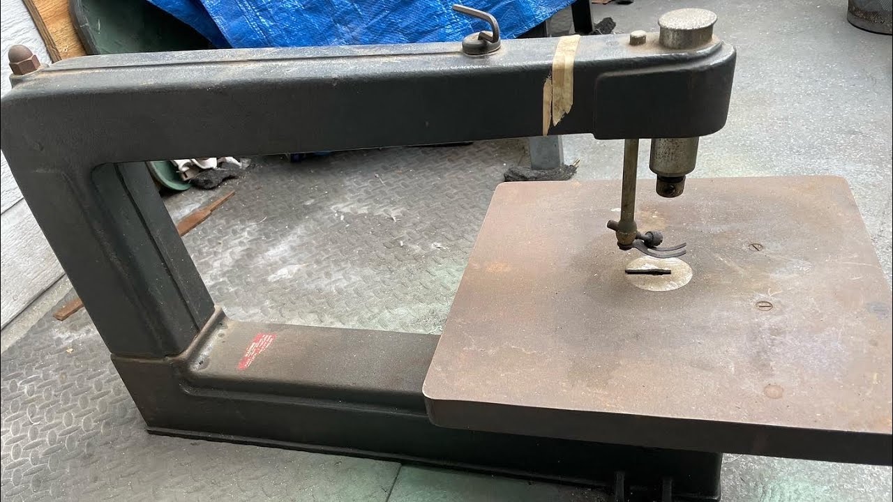 Vintage Craftsman Scroll saw Restoration. Model: 113.20721