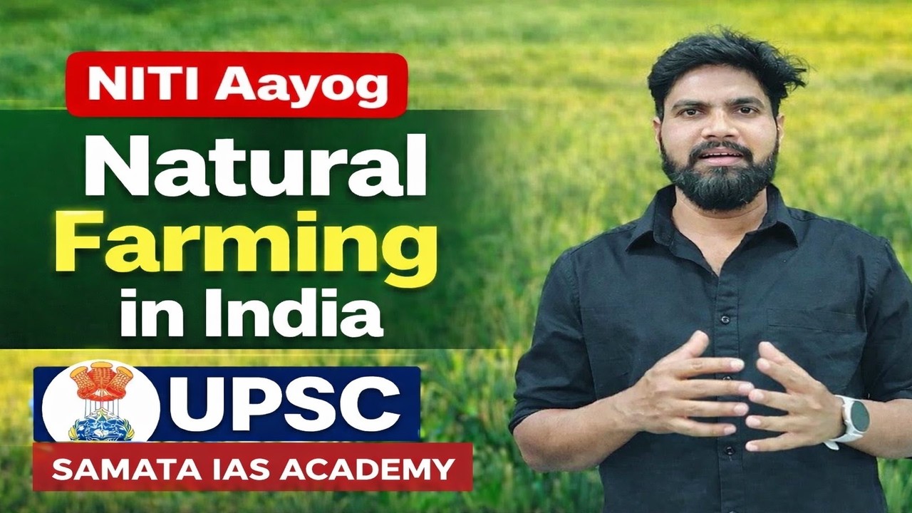 NITI Aayog Natural Farming Report 2026 Explained | Sustainable Agriculture in India