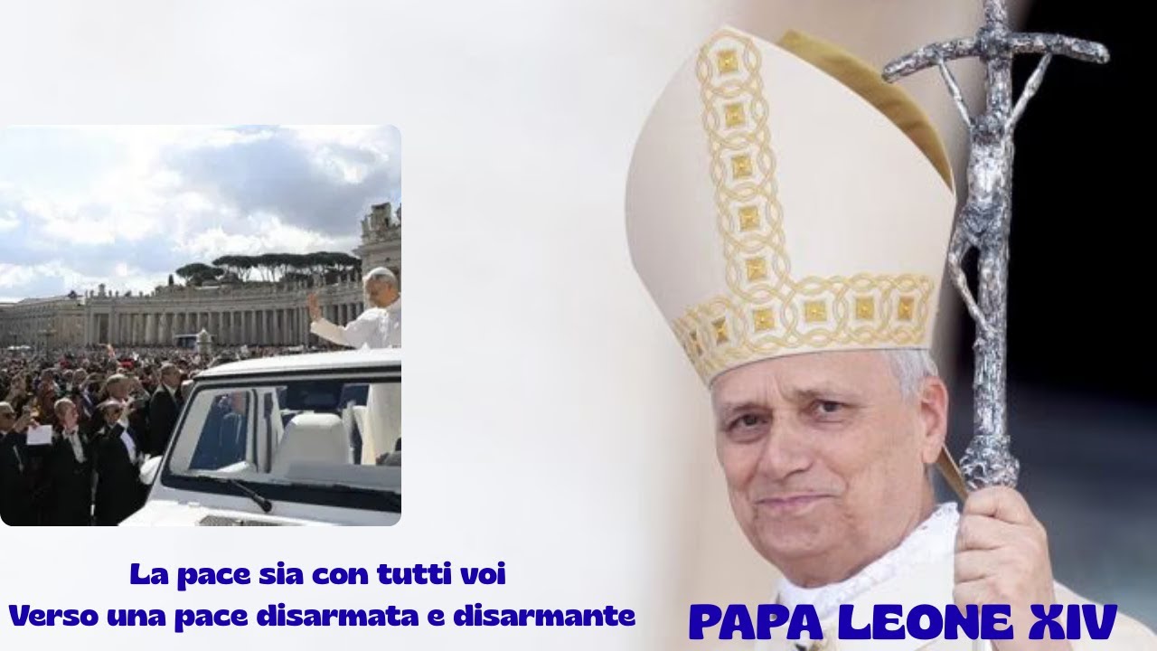 PAPA LEONE XIV: La Pace sia con voi.#stefanomele #papafrancisco #papaleone #fede #giubileo2025 #pace