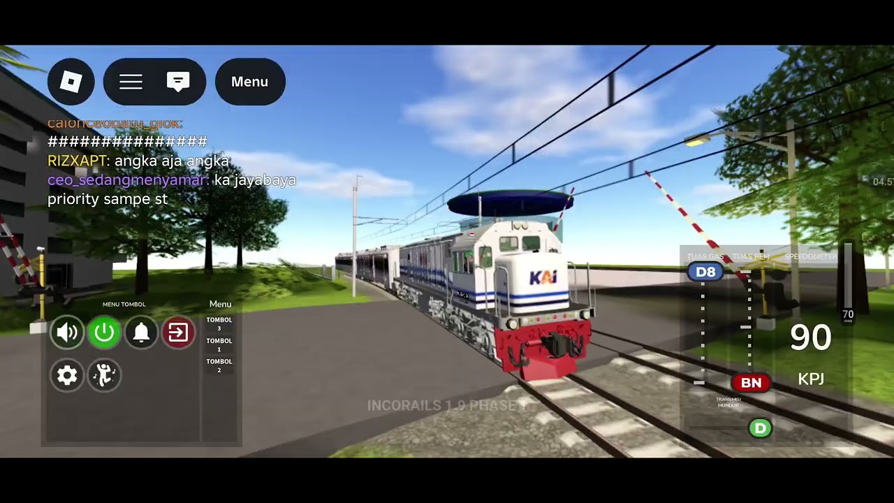 Incorail terbaru mirip trainz #fypyoutube #2026video 