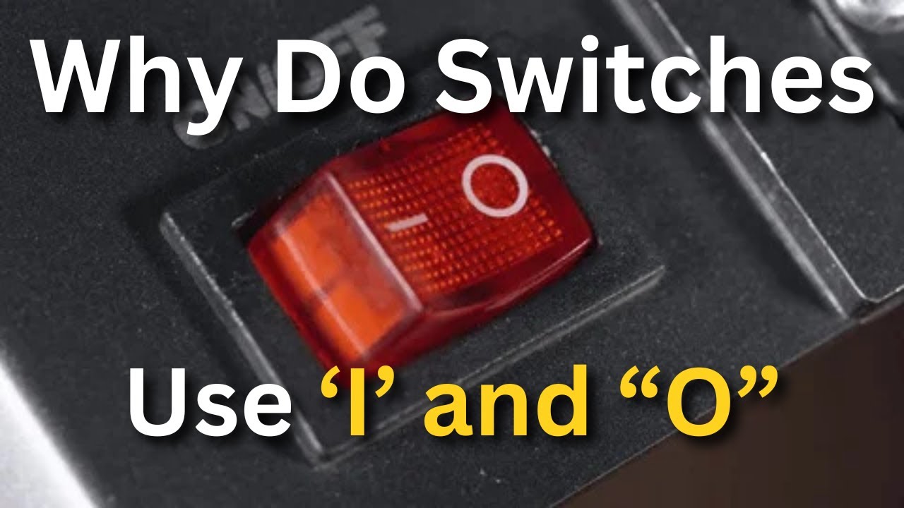 👉 Why Do Power Switches Say “I” and “O”? 🤔 The Hidden Meaning